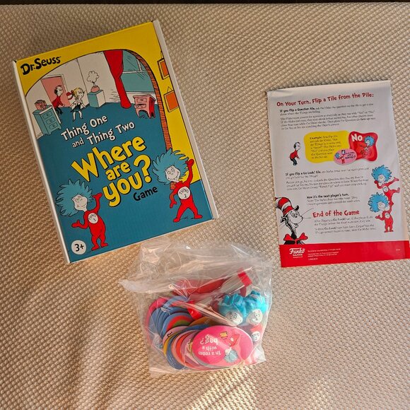 Dr Seuss - Thing one and thing two - Where are you‎ - Board Game - Picture 1 of 8